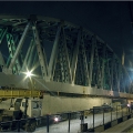 Construction of a railway viaduct over the Varshavskoye highway 
