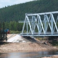 Сооружение 87 мостов в рамках проекта строительства ж/д линии Беркакит - Томмот - Якутск Амуро-Якутской магистрали