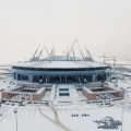 Строительство стадиона на Крестовском острове в Санкт-Петербурге, 11.03.2016