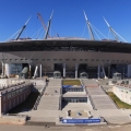 Строительство стадиона на Крестовском острове в Санкт-Петербурге, 30.04.2016