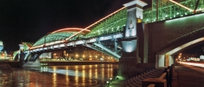 Relocation and installation of the former Krasnoluzhsky rail bridge by the Kievsky rail station, transformation of the former into a pedestrian bridge 