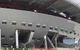 Строительство стадиона на Крестовском острове в Санкт-Петербурге