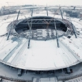 Строительство стадиона на Крестовском острове в Санкт-Петербурге, 11.03.2016