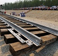 Construction of a connecting railway track to the Ulak-Elga coal field