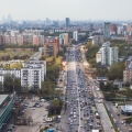 Щелковское шоссе с высоты птичьего полета, пересечение с 16-й Парковой улицей, 01.05.2015